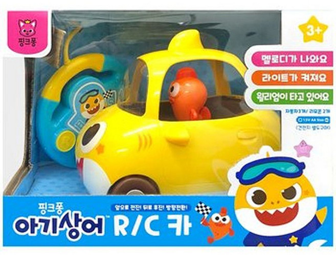 씨케이 핑크퐁 아기상어 R/C카, 혼합색상, 1개
