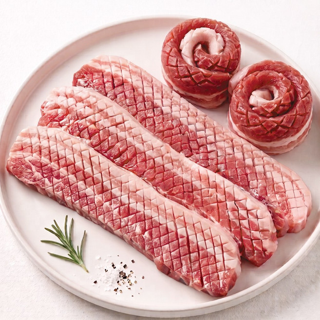 플라이팜 숙성 돼지 벌집 두툼 삼겹살 HACCP, 1개, 1kg