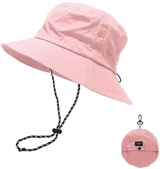 언제 어디서나 휴대가 간편한 접이식 사파리 챙모자