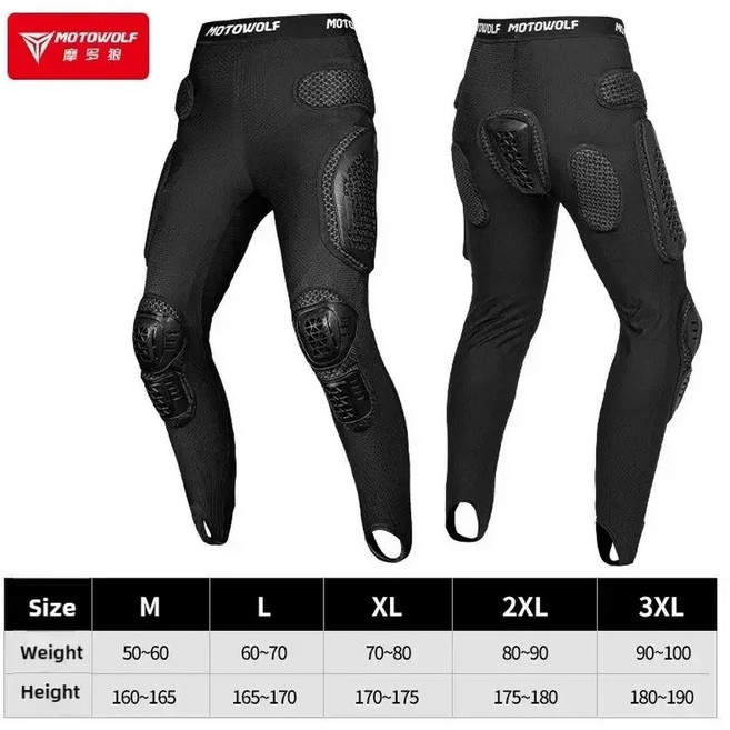 오토바이 바디 아머 스트리트용 충격 오프로드 CE 남성용 재킷 기어 모토크로스 방지 라이딩 프로텍터, Pants, XXXL, 1개