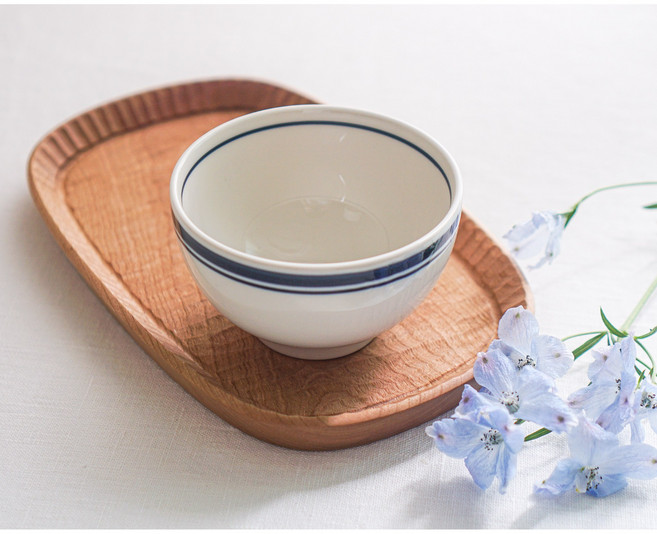 카네수즈 밥그릇 국그릇 세트 2P, 블루, 1세트, 밥공기+국그릇