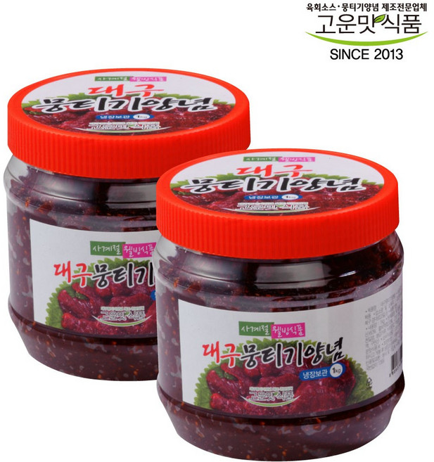 고운맛식품/대구뭉티기양념소스1kg-2개, 1kg, 2개