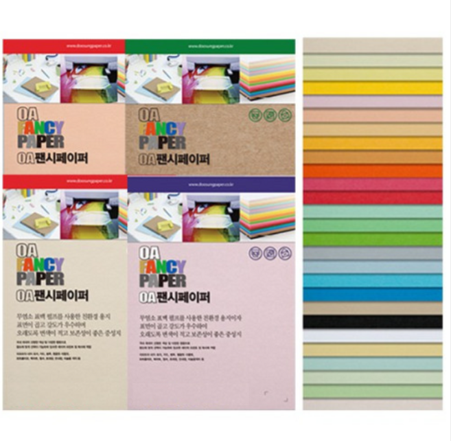 두성종이 OA 팬시페이퍼 120g 20매, M26 백색