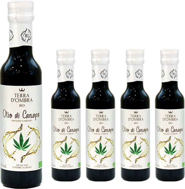 이태리산 유기농 햄프씨드오일 대마종자유, 250ml, 5개 - 쿠팡