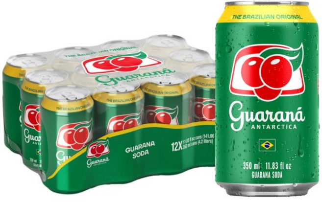 과라나 남극 브라질 오리지널 소다 레귤러 11.83파운드(12팩), Regular, 350ml