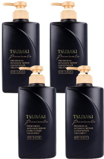 츠바키 프리미엄 EX 인텐시브 리페어 컨디셔너, 4개, 450ml