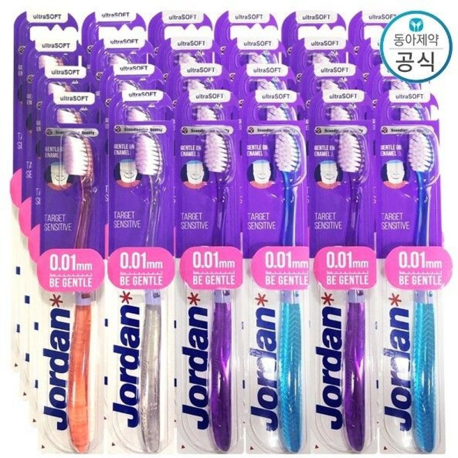 조르단 타겟 센스티브 칫솔 30개