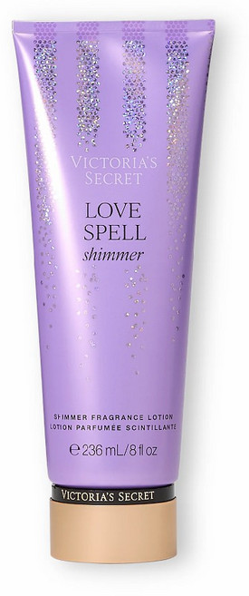 維多利亞的秘密 Love Spell Shimmer 香氛身體乳液 236mL, 1個, 236 mL/8 fl oz