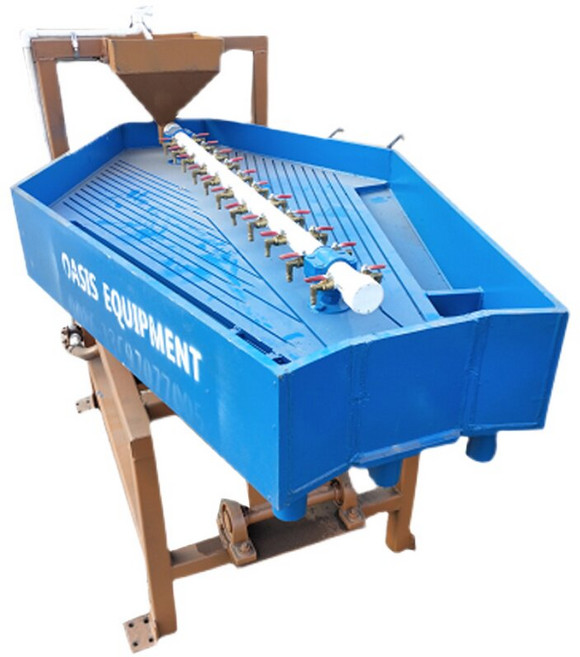 금 진동 분리기 사금 채취기계 회수용 이중 침대형 링 장비, 맞춤 주문, 1개