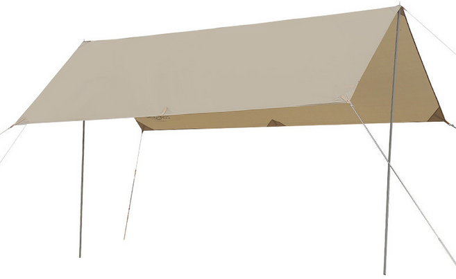 타프 아웃도어 옥스퍼드 원단 그늘막 천막 차광막, 1개, 베이지