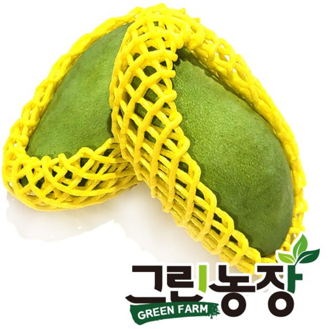 그린농장 태국 그린망고(green farm thailand green mango), 1박스, 1kg(3-4과)