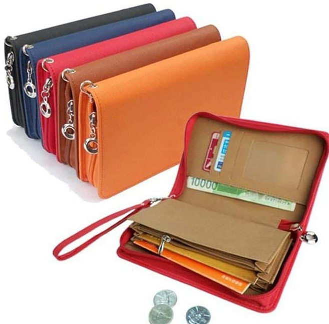 꿈꾸는비 지퍼형 다용도 통장 지갑 미니지갑