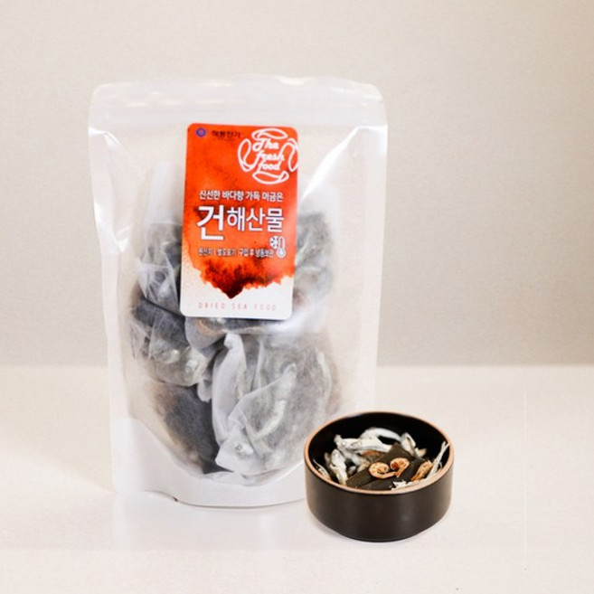 해동찬가 간편한 멸치 해물 다시팩 (6개입), 1개, 90g