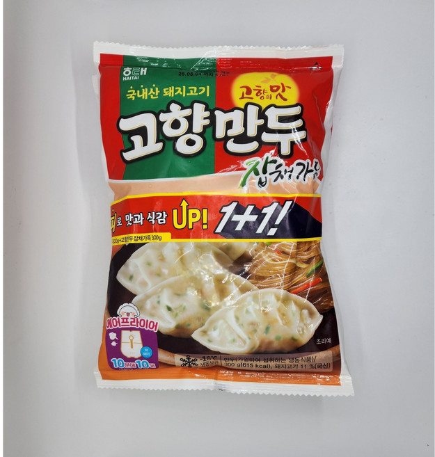 고향만두 300g+잡채가득 300g, 1개, 300g