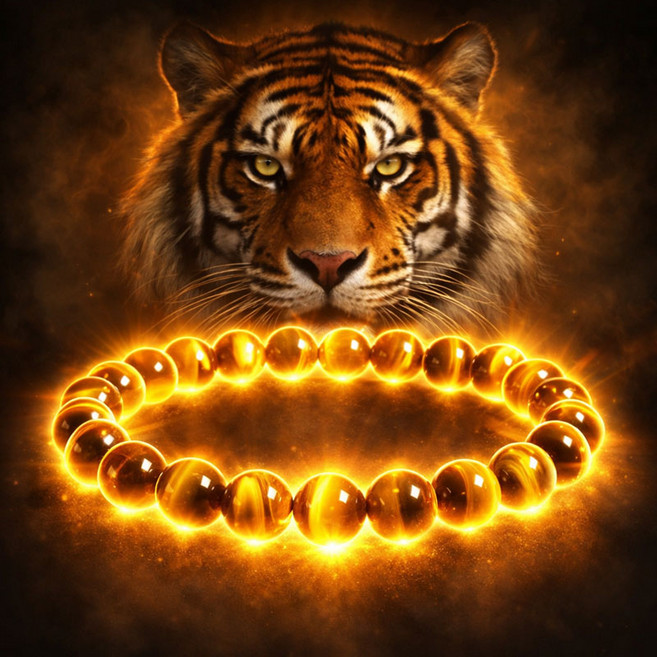 원석 천연 호안석 팔찌 특 5A 염주 팔찌 재물운 행운 팔찌 남녀 공용