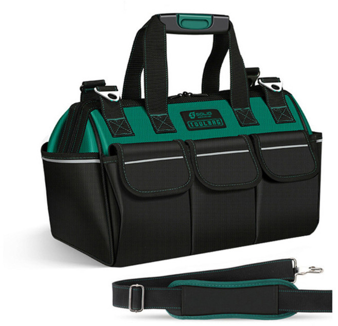 솔리드 공구가방 공구함 못주머니 툴백 소 중 대, 1개