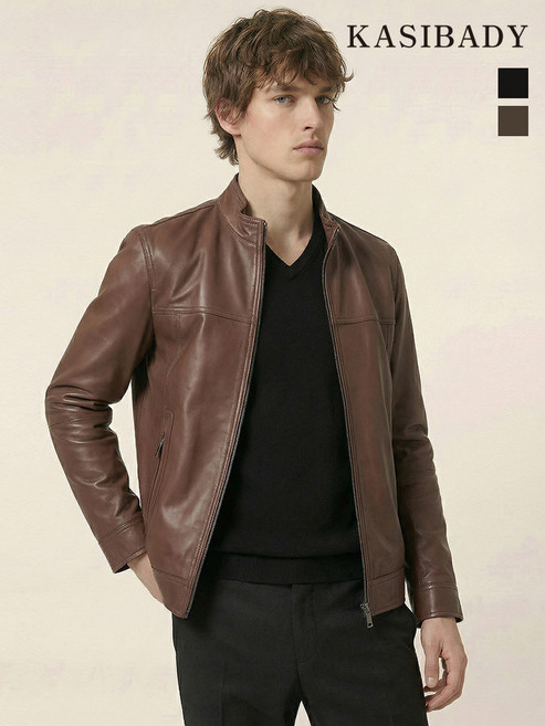 카시바디 시크릿시즌오프 카시바디 남성 클래식 양가죽 스탠드카라 자켓