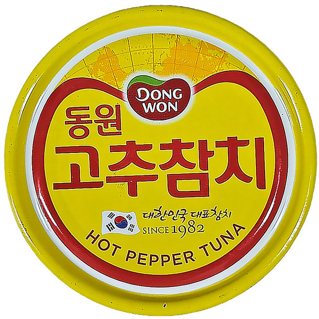 동원 고추 참치, 80개, 90g