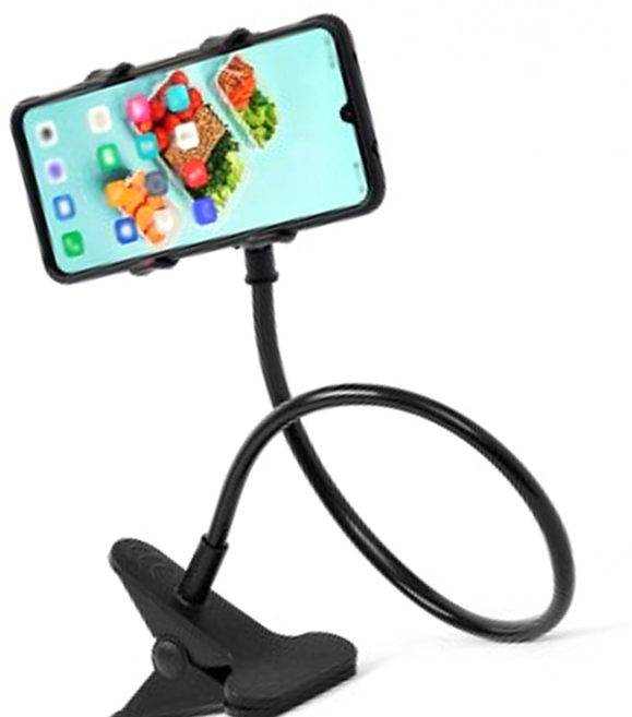 코브라 집게형 차량용 스마트폰 거치대 블랙, 1개, 상세페이지 참조