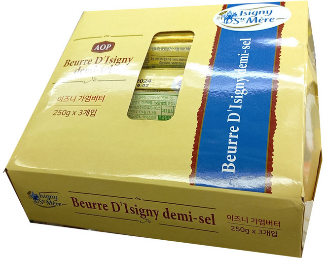 코스트코 이즈니AOP가염버터롤 아이스포장, 750g, 1개