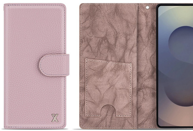 미아 지갑형 더블 포켓 다이어리 케이스