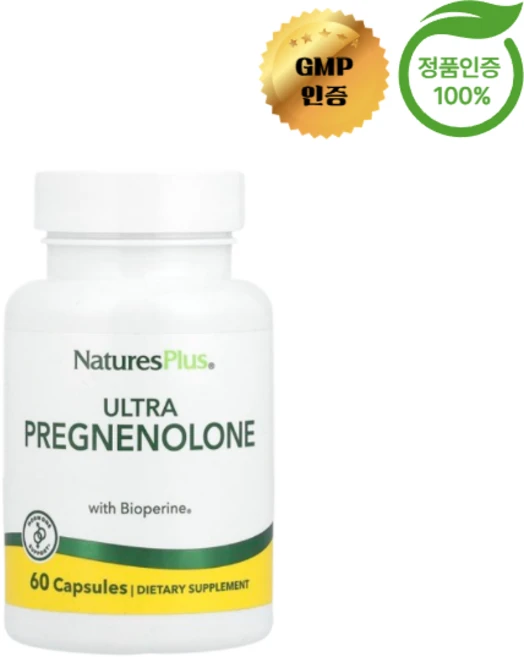 네이처스플러스 바이오페린 함유 울트라 프레그네놀론 캡슐 60정, 1개 - 쿠팡