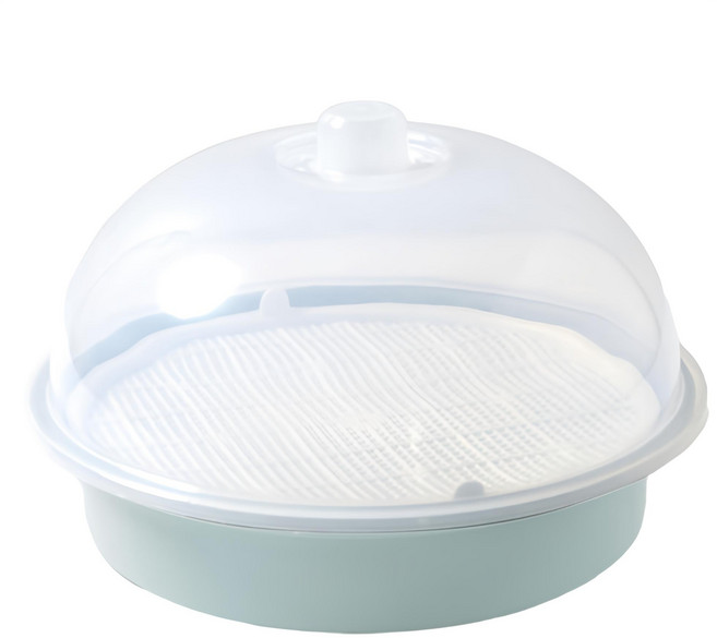 하우스팁 전자레인지 찜기 세트 대형, 스카이, 1세트