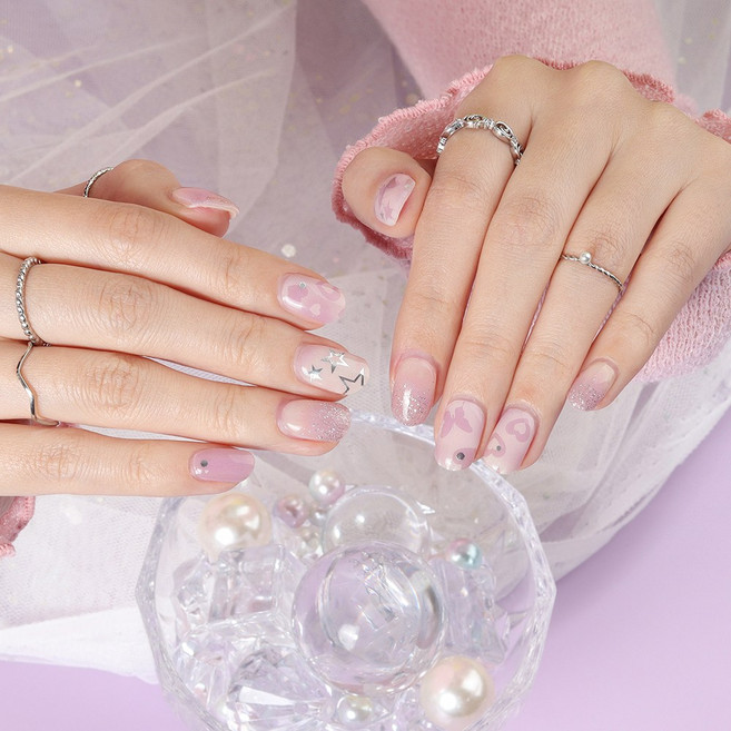 샤인비 멀티 큐어링 젤 스트립스 18p 세트 햇빛에 구워도 되는 멀티 큐어링 젤 스티커, 1개, 69647 스테리 드림