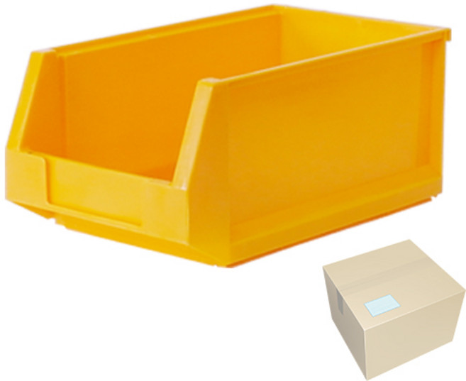 세화파렛텍 부품상자 2호 노랑(44개 1BOX) 부품함 공구상자 부품박스, 44개