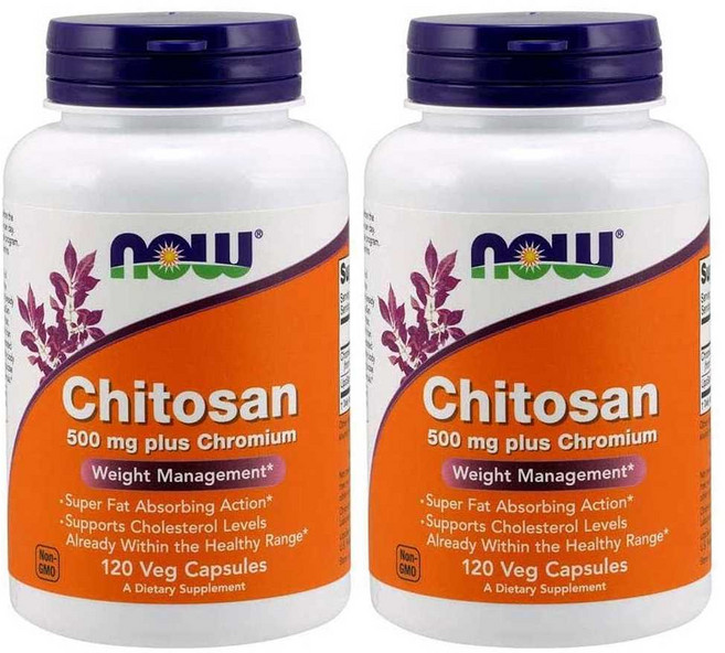 나우푸드 키토산 500mg 베지 캡슐, 120정, 2개