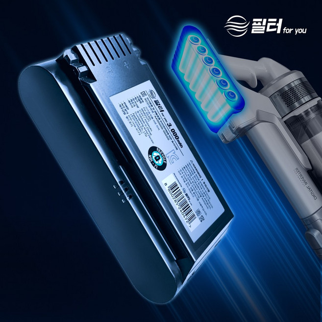 12개월무상보증 삼성 제트 배터리 무선청소기 VCA-SBT90 90E 90EB 대용량 호환, 1개, VCA-SBT 블랙 4000mAh 삼성SDI(대용량)