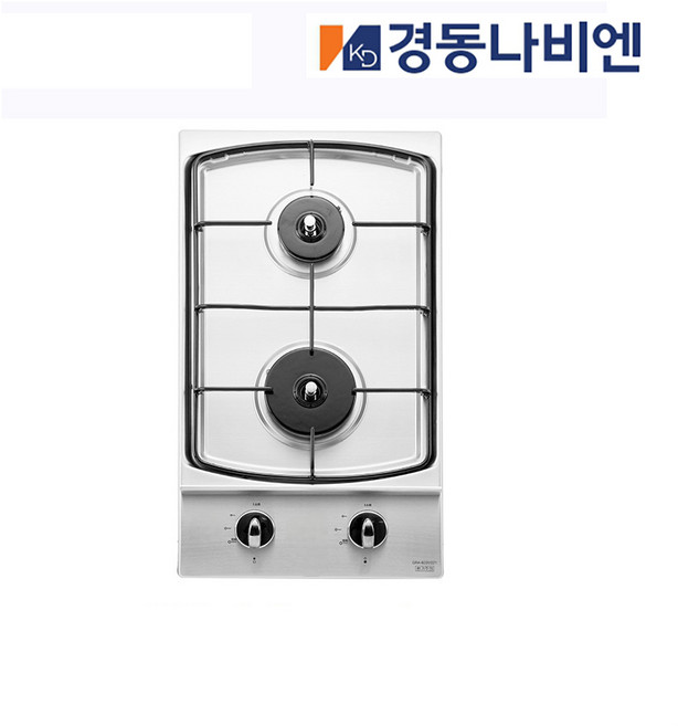 경동 나비엔 매직 빌트인 가스쿡탑 2구 GRB-1102 (타공 265x485) 매립형 건전지식 -택배발송, LNG