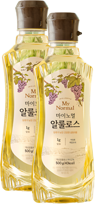 마이노멀 저당 저칼로리 알룰로스, 500g, 2개