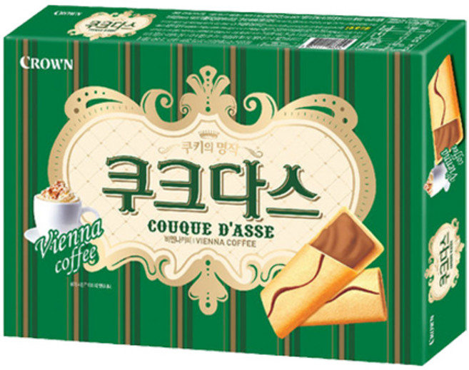 크라운 쿠크다스 커피 128g X 20개 1박스, 1개