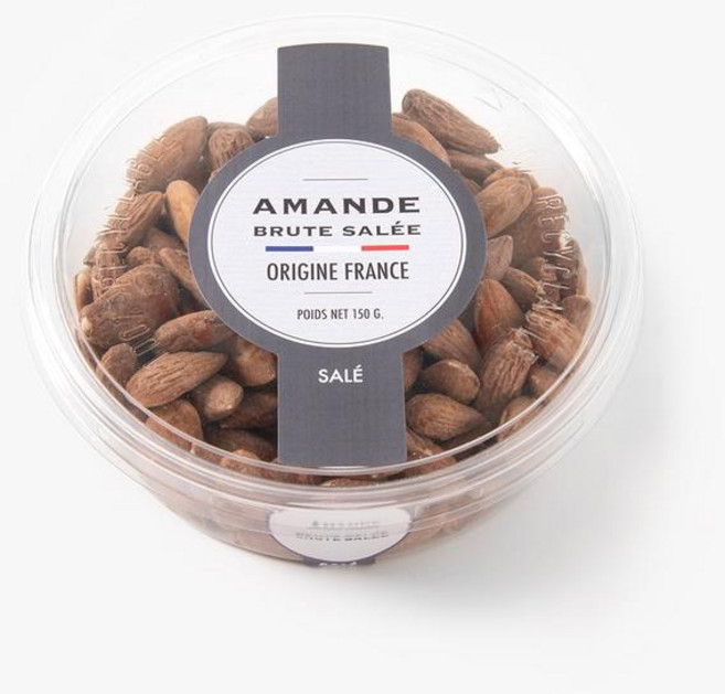 프랑스 메종 나자 Maison Naja Raw Almond Salted 프랑스산 생소금아몬드, 4개, 150g