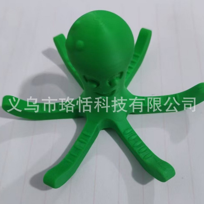 章魚造型水杯瀝水架，3D列印創意居家擺件, 綠色, 1個