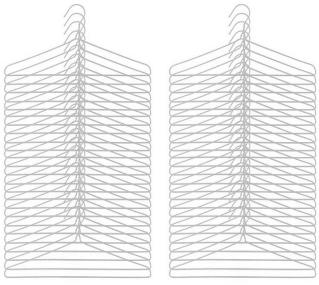 루아르모 국내산 세탁소 옷걸이 화이트, 20개