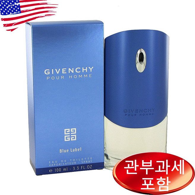 지방시 블루 라벨 edt 100ml, 1개