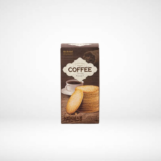 노브랜드 커피 씬 비스킷, 120g, 10개