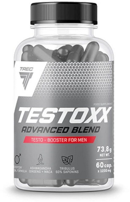 HUMAKEllc [영국] TESTOXX 60CAPS 테스토스테론 수치를 최대로 높이고 빠른 회복 향상에 도움 60정, 1개