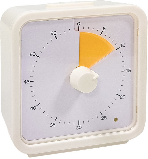 솔로핏 감성 무소음 뽀모도로 타이머 구글타이머 공부타이머 주방타이머, 옐로우