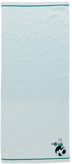 Marushin 마루신 미피 페이스타월 그린어스 면 100% 34x80cm