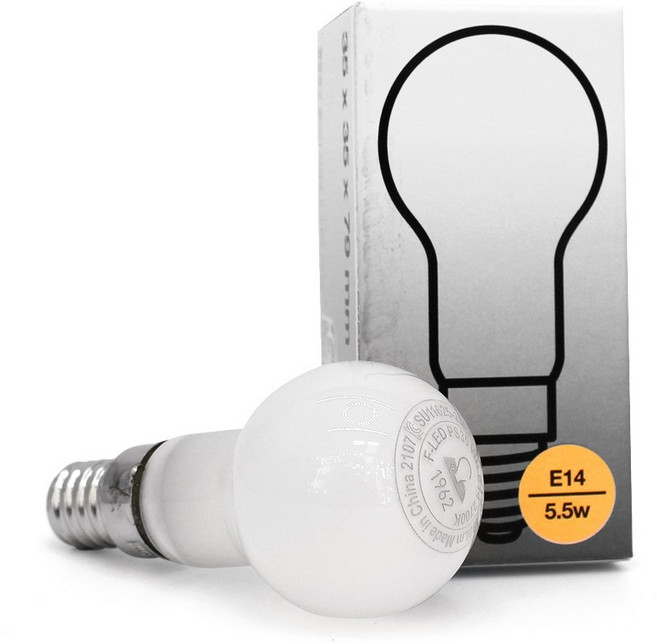 LED 일광전구 디밍등 5.5W 미니크립톤 F-LED PS35 조광기 디밍램프 밝기조절 E14, 1개