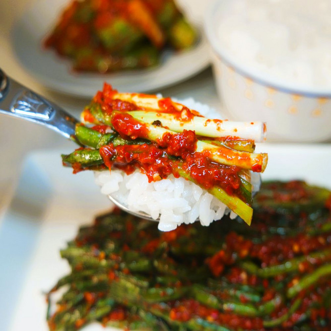 핵폭탄김치 안매운 파김치 1kg, 1개