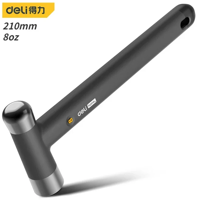 델리 다기능 가정용 네일 망치 하이 퀄리티 하드웨어 도구 목공 경량, 02 검정색