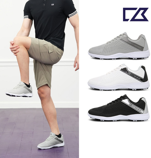 커터앤벅 남성 스트레이트 패턴 골프화 - CBM4AGS771