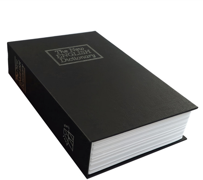 스토리빙 비밀 미니 책 금고 소, 블랙