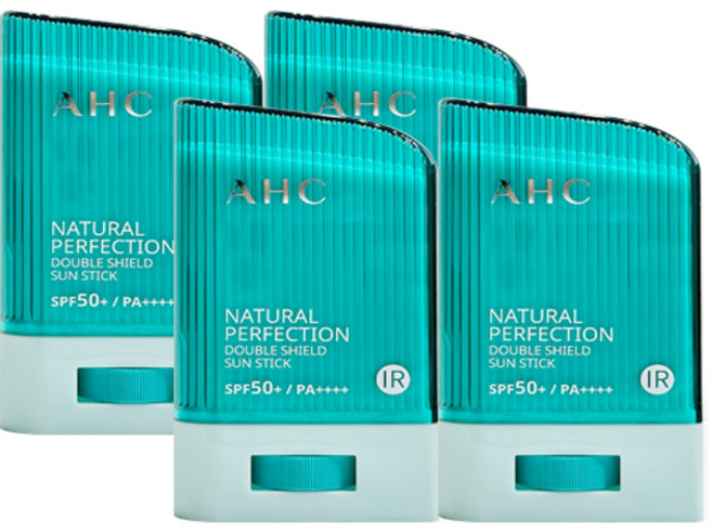 AHC 내추럴 퍼펙션 더블 쉴드 선스틱, 14g, 4개