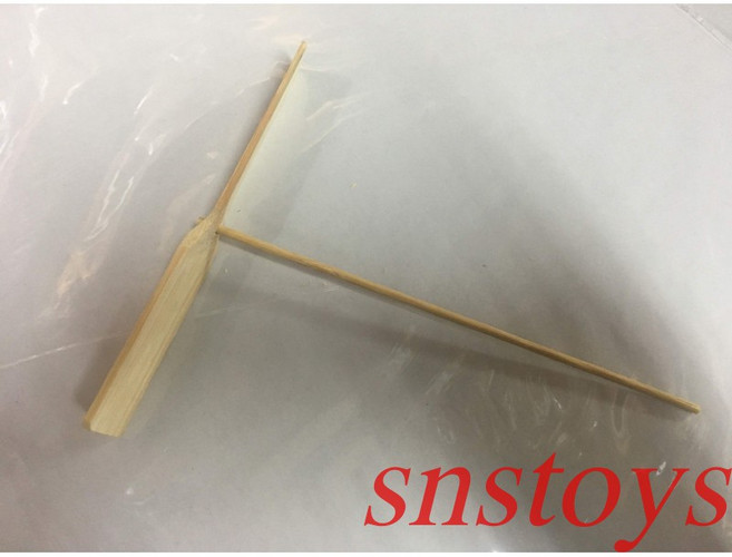 古早味懷舊童玩木製竹蜻蜓, 1個, 2支