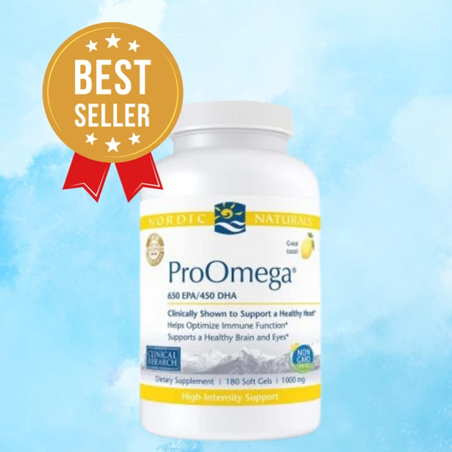 Nordic Naturals 프로오메가 650 EPA /450 DHA 1000mg 레몬 소프트 젤, 180정, 1개 - 쿠팡